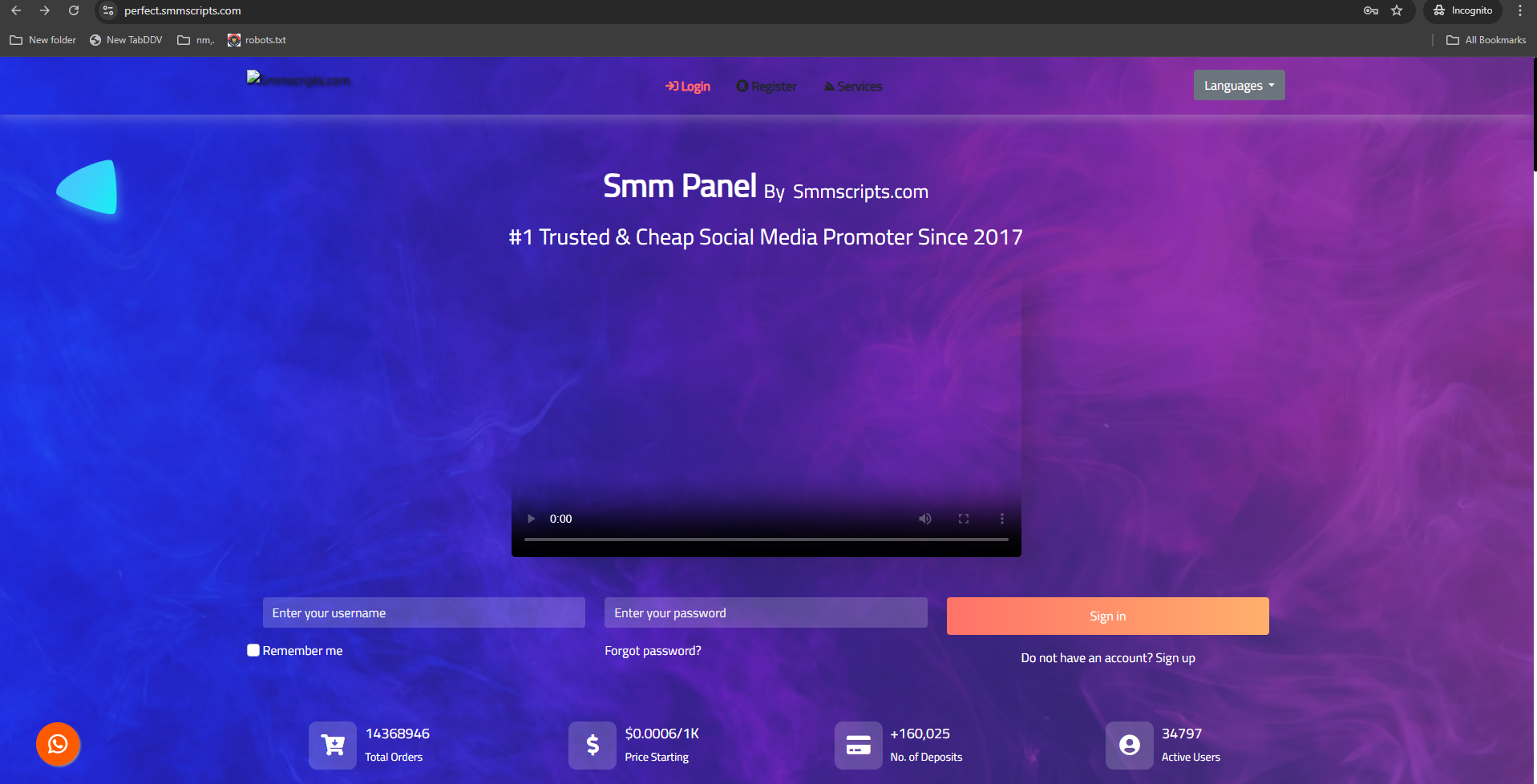 Stone Panel official Script - SMM Scripts